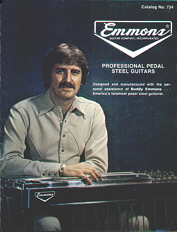 1973-74 Emmons Guitar Co., Inc. catalog cover